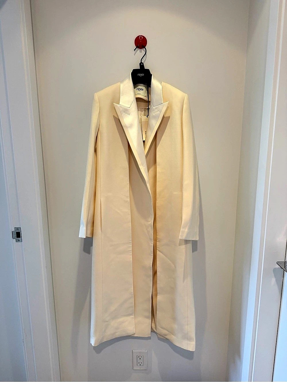 NWT Fendi Wool & Silk Multi-Layered Coat – IT 38